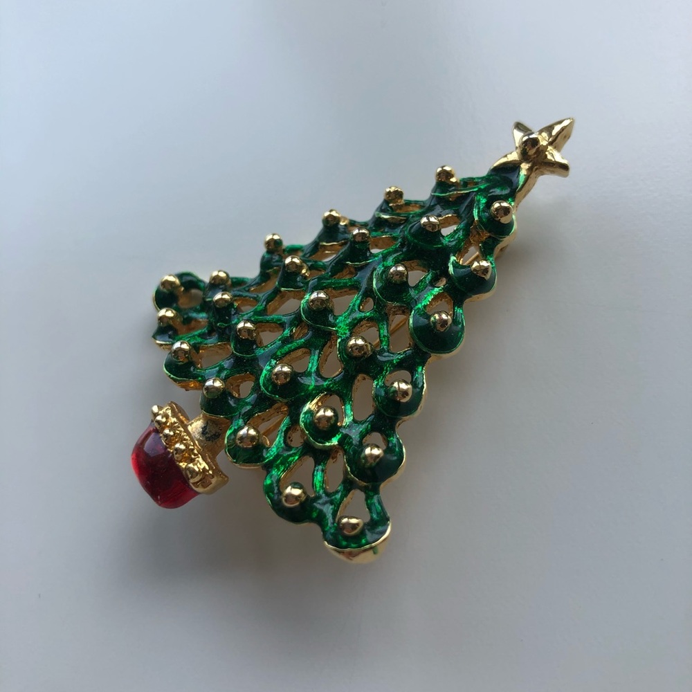 Christmas tree brooch✨🎄